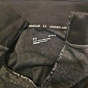 Under Armour half zip with hoodie pocket
